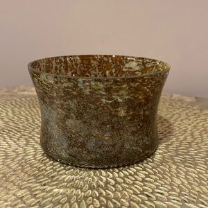 Neiman Marcus Glass Decorative/Serve/Nut Bowl, Made in Poland